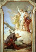 Giovanni Battista Tiepolo The Three Angels Appearing to Abraham oil on canvas